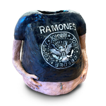 Dasha Bazanova Ramones Fan vase, 2023
