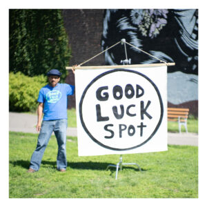 Black & White Good Luck Spot Banner